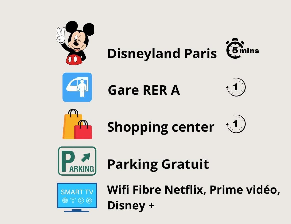 Disneyland Paris Station 2Min Chessy  Ngoại thất bức ảnh